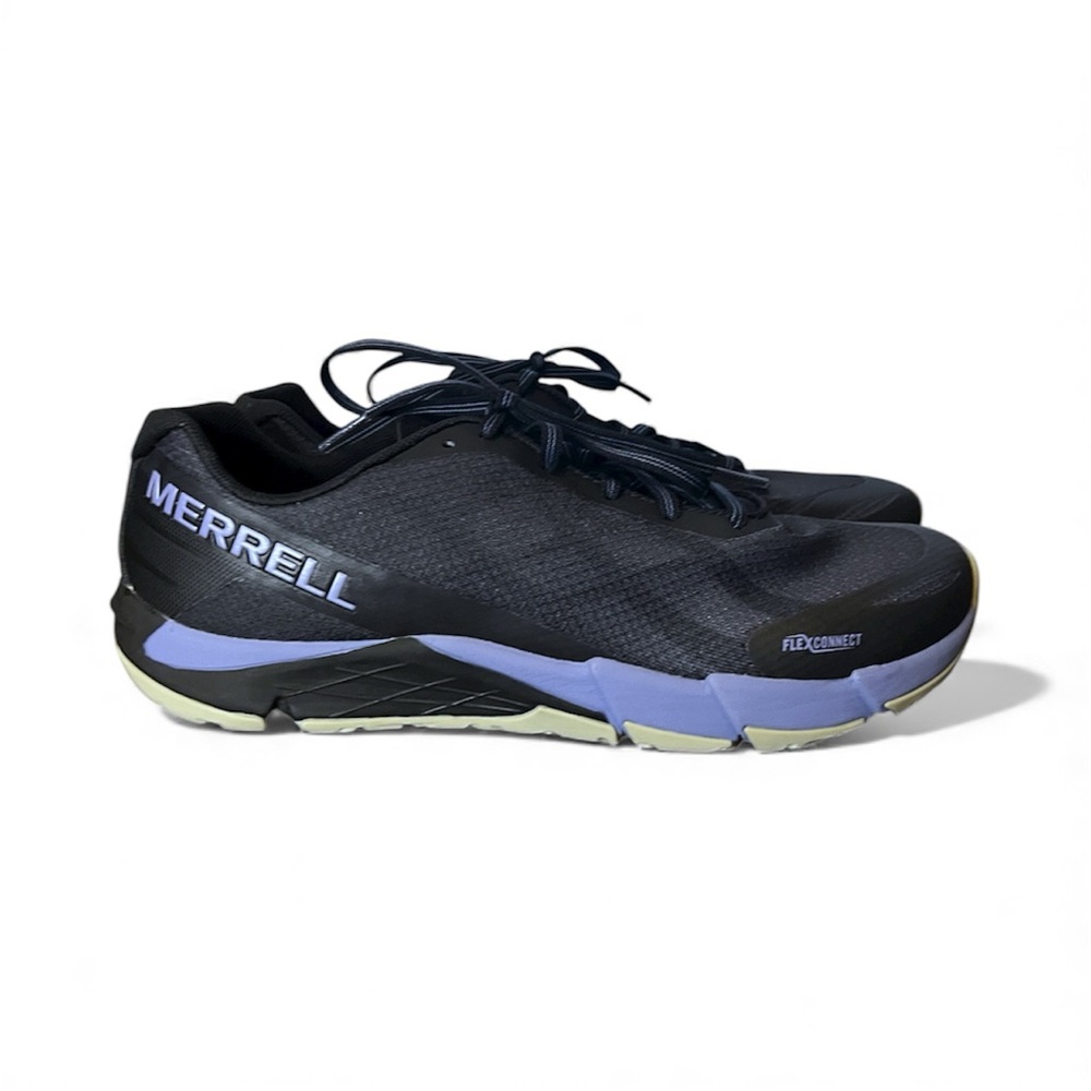 MERRELL Women Running Shoes Bare Access Flex Trail Black Lilac US10 EUR41 J09652